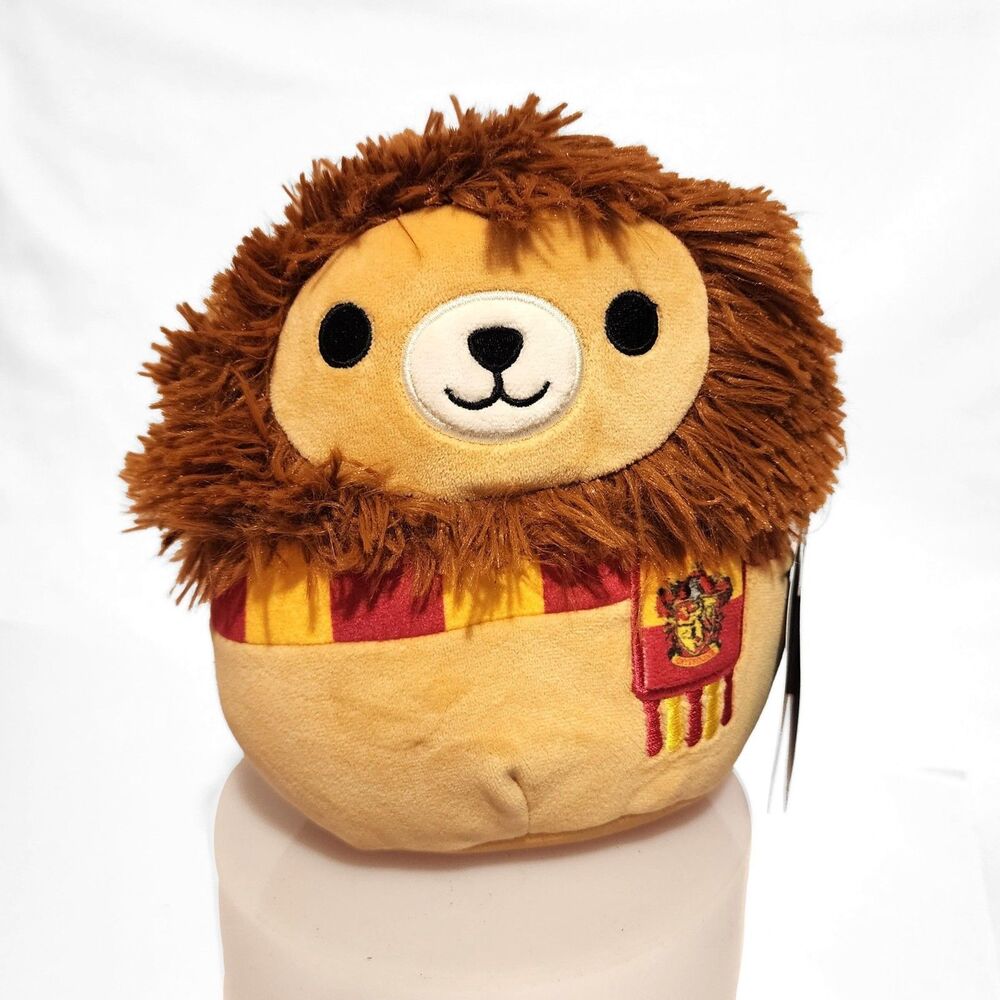 NWT Squishmallows Harry Potter Gryffindor Lion Plush Toy 6.5"